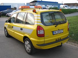 Opel Zafira 2005, SOS autómentő  autódekoráció, autó dekoráció (MMM Trans Kft.) 