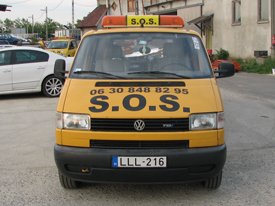 Volkswagen Transporter T4 SOS autómentő  autódekoráció, autó dekoráció (MMM Trans Kft.) 2